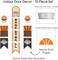 Basketball - Let the Madness Begin - Hanging Vertical Paper Door Banners - College Basketball Party Wall Decoration Kit - Indoor Door Decor